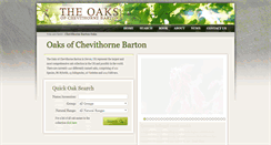 Desktop Screenshot of oaksofchevithornebarton.com